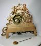 Antique 1860 French Clock Hunting Gracieus Statue Romantic Renovated Clocks photo 6