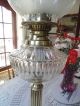 Victorian Wright & Butler Cut Crystal Oil Lamp. Lamps photo 2
