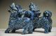 Collectible Chinese Porcelain Handwork Carved Pair Unicorn Statue Other Antique Chinese Statues photo 2