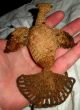 Antique 1800s Sailor Knot Crocheted Stuffed Bird W/ Heart In Chest Vafo Primitives photo 3