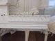 Omg Old Chippy White Architectural Header W/hooks Very Ornate 5 ' Long Other Antique Architectural photo 3