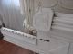 Omg Old Chippy White Architectural Header W/hooks Very Ornate 5 ' Long Other Antique Architectural photo 6