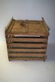 Antique Vintage Humpty Dumpty Wooden Chicken Egg Crate Box: Owosso Mfg Co Primitives photo 2