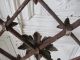 Omg Old Architectural Salvaged Metal Decor Header Piece 23 Flowers Ornate Patina Other Antique Architectural photo 6