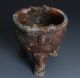 Chinese Qijia Style Carved Pattern 3 Foot Sacrificial Vessel Jade Ding - Jr10254 Neolithic & Paleolithic photo 1