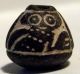 Pre - Columbian Black Owl Bead.  Guaranteed Authentic. The Americas photo 2