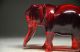 Delicate Chinese Amber Hand Carved Elephant Statue Elephants photo 3