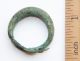 Ancient Old Viking Bronze Decorated Ring (max) Viking photo 1