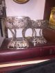 Antique Islamic Persian Solid Silver Pr Mini Centerpiece Sweet Meat Scrap 1090g Middle East photo 5