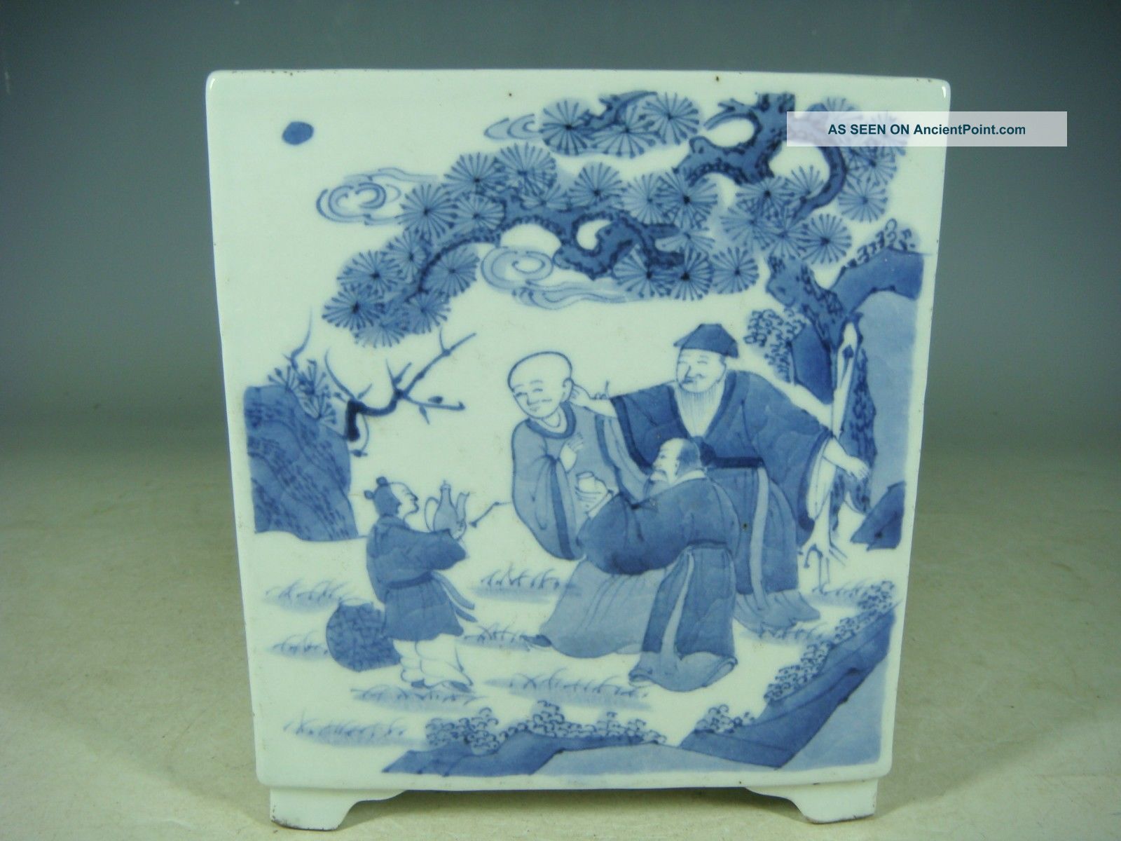 Chinese Blue&white Porcelain Pencil Vase Vases photo