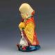 Chinese Cloisonne Porcelain Hand - Painted God Of Longevity Statue G758 Other Antique Chinese Statues photo 3