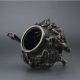 Chinese Silver Copper Hand - Carved Dragon Incense Burner W Qianlong Mark Gd2952 Incense Burners photo 8