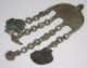 Ancient Bronze Separator Pendant With Amulets On Chains.  Viking Age. Viking photo 2