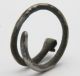 Ancient Celtic Period Silver Coiled Spiral Ring 500 B.  C.  Vf, British photo 2