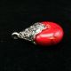 Old Tibet Artificial Red Stone Silver Pendant Necklaces & Pendants photo 2