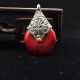 Old Tibet Artificial Red Stone Silver Pendant Necklaces & Pendants photo 4