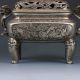 Chinese Tibetan Silver Hand - Carved Dragon Incense Burner&lid W Xuande Mark Incense Burners photo 1