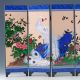 Chinese Exquisite Lacquer Ware Hand - Painted Of Painting Bainiaozhaofeng Screen Paintings & Scrolls photo 4