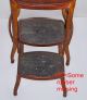 Vintage Cosco Red Metal Kitchen Stool With Fold Out Steps Great Patina 1900-1950 photo 2