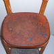 Vintage Cosco Red Metal Kitchen Stool With Fold Out Steps Great Patina 1900-1950 photo 4