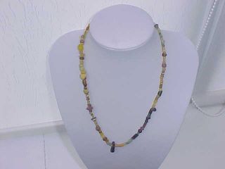 String Roman Mixed Coloured Glass Beads Circa 100 - 400 A.  D. photo