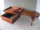 Antique Cobblers Bench,  Pine Wood,  Square Nail Const,  One Board Top,  Drawer 1800-1899 photo 11