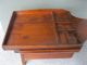 Antique Cobblers Bench,  Pine Wood,  Square Nail Const,  One Board Top,  Drawer 1800-1899 photo 1
