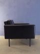 1of4 Vintage Retro Modernist Mid Century 1960 Easy Chair Armchair Black Vinyl 1900-1950 photo 3