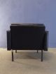 1of4 Vintage Retro Modernist Mid Century 1960 Easy Chair Armchair Black Vinyl 1900-1950 photo 5