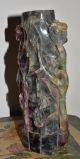 Chinese Carved Jade Or Stone Statue Figure Figurine Purple And Green Other Antique Chinese Statues photo 9
