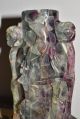 Chinese Carved Jade Or Stone Statue Figure Figurine Purple And Green Other Antique Chinese Statues photo 11