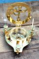 Maritime Pocket West London Solid Brass Sundial Compass Nautical Marine Decor 3 