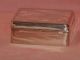 Vintage Hall Marked Silver Hinged Box With Wooden Lining Boxes photo 2