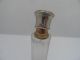 19th Century French Silver & Glass Perfume/scent Bottle Bottles photo 2