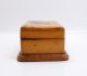 Antique 19c Souvenir Treen Stamp Box Wells Cathedral Somerset England Boxes photo 5