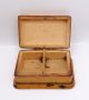 Antique 19c Souvenir Treen Stamp Box Wells Cathedral Somerset England Boxes photo 6
