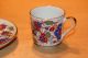 Vintage Gural Minitaure Hand Made Cup & Saucer Porcelain Turkish Cups & Saucers photo 2