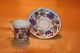 Vintage Gural Minitaure Hand Made Cup & Saucer Porcelain Turkish Cups & Saucers photo 4