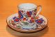 Vintage Gural Minitaure Hand Made Cup & Saucer Porcelain Turkish Cups & Saucers photo 5