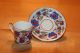 Vintage Gural Minitaure Hand Made Cup & Saucer Porcelain Turkish Cups & Saucers photo 7