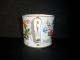 Antique 19th Century English Porcelain Floral Coffee Can Cup With Vivid Colors Cups & Saucers photo 2