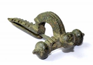 Roman Bronze Large Legionary / Military Crossbow Brooch/fibula - Artifact - B195 photo