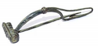 Celtic Iron Age La Tene Brooch / Fibula - Ancient Rare Artifact Lovely - B194 photo