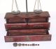 1900s Antique Goldsmith Jewelry Weight Balance Brass Scale With Wooden Box 506 Scales photo 8