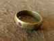 Post Medieval Bronze Ring With Glass Insert (347) Other Antiquities photo 1