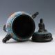 Chinese Cloisonne Hand - Carved Incense Burner & Buddha Lid W Qianlong Mark Zx175 Incense Burners photo 7