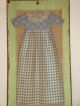 Primitive Doll Dress - Folkart - Handmade Stitchery - Home Decor - Grungy Primitives photo 1