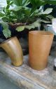 2 - 18th Century Revolutionary War Antique Early Old Horn Drinking Cup Estate Nr Primitives photo 1