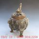 Chinese Bronze Incense Burner - - Kwanyin& Lotus W Ming Dynasty Xuande Mark Incense Burners photo 1