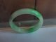 China Green Jadeit Jade Half Round Side Bangle Bracelet With Gia Bracelets photo 1